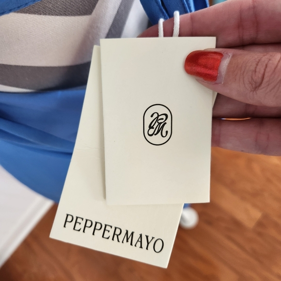 Peppermayo | NWT Shelly Midi Dress Azure Size 4 - Picture 5 of 7